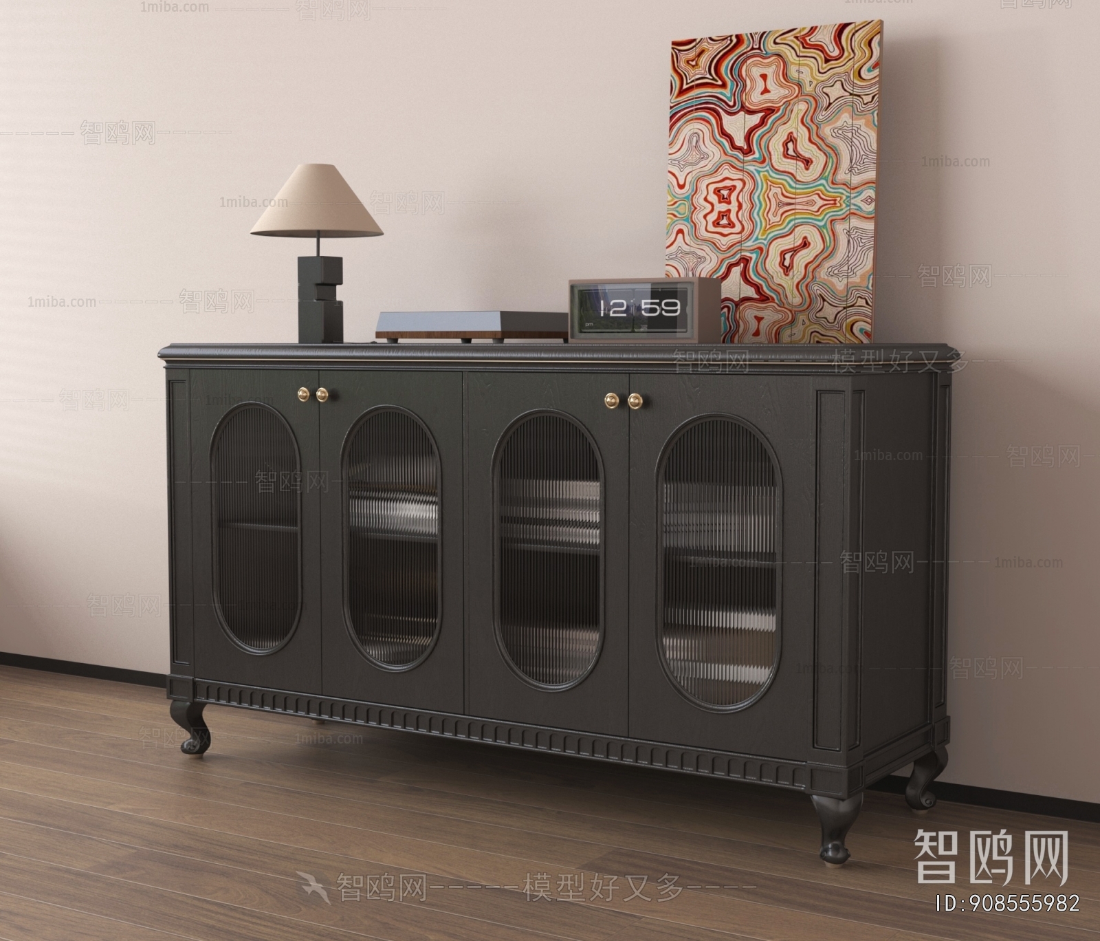 French Style Side Cabinet