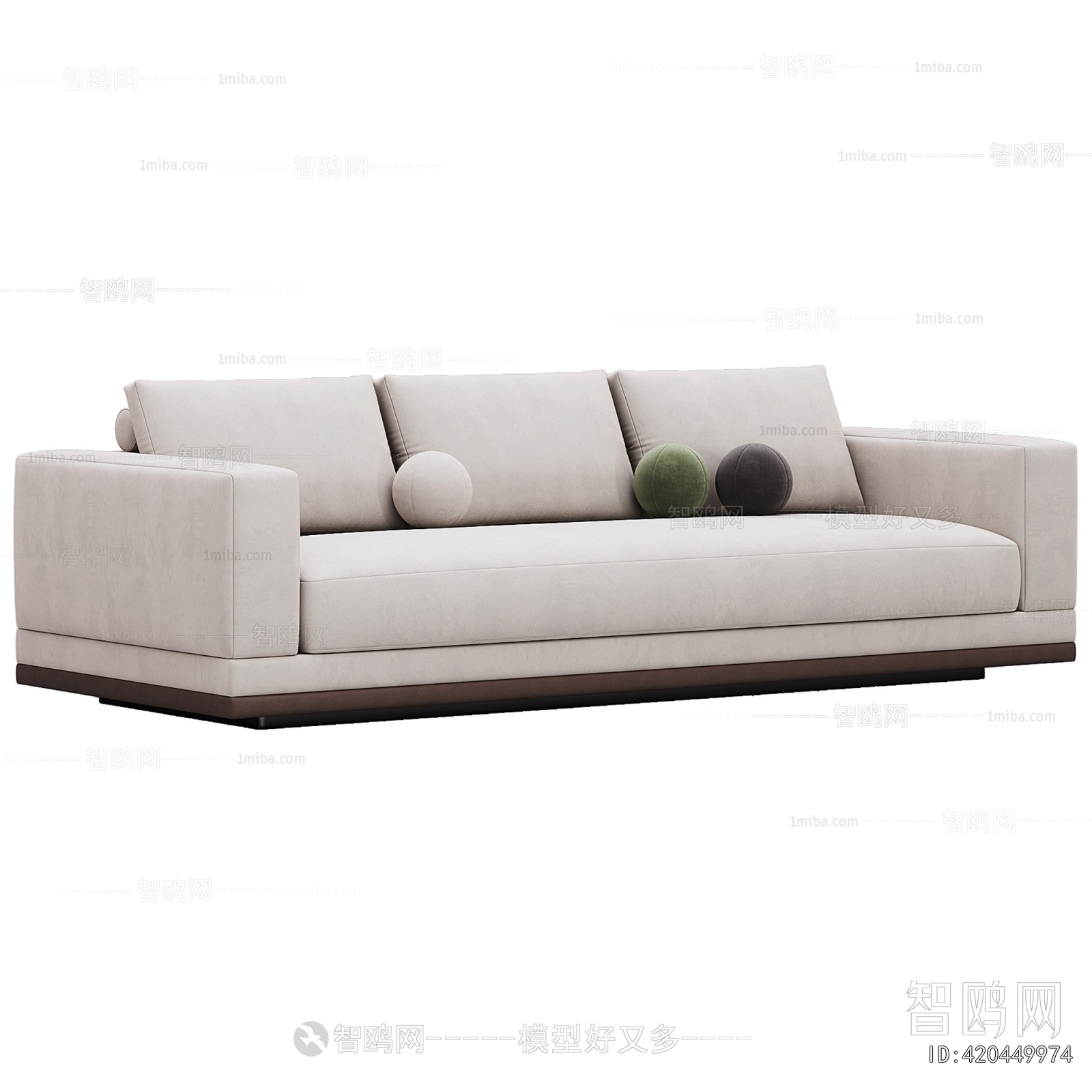 Modern Three-seat Sofa