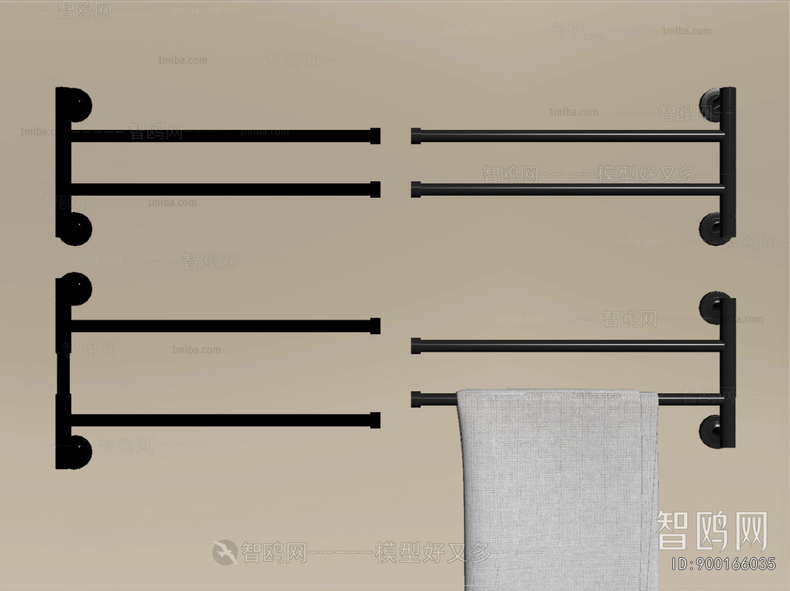 Modern Bathroom Rack