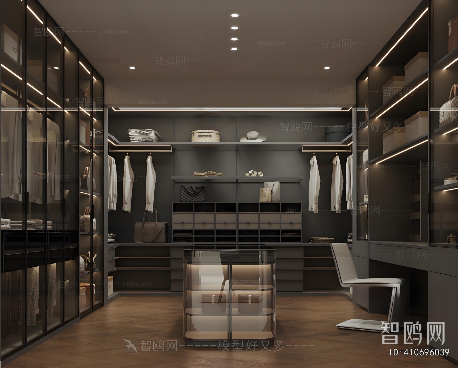 Modern Clothes Storage Area