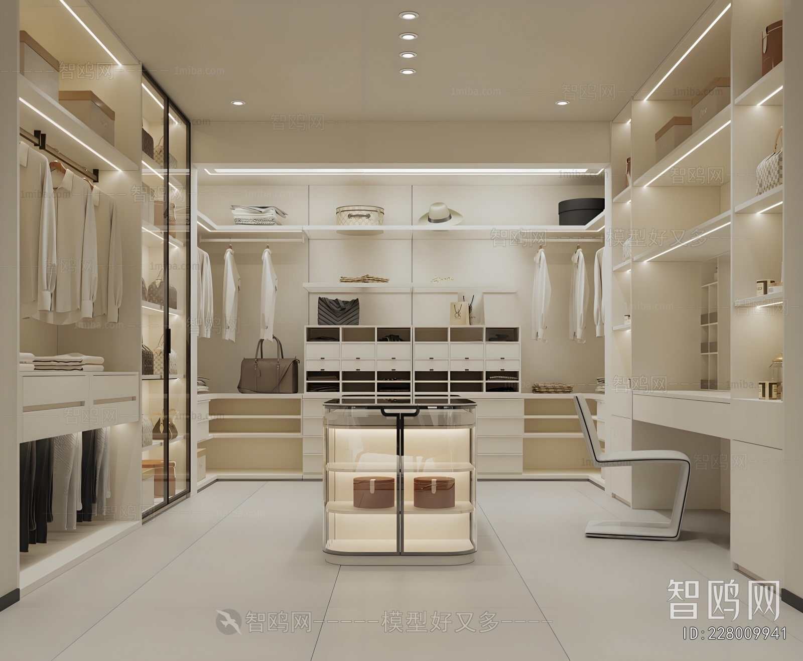 Modern Clothes Storage Area