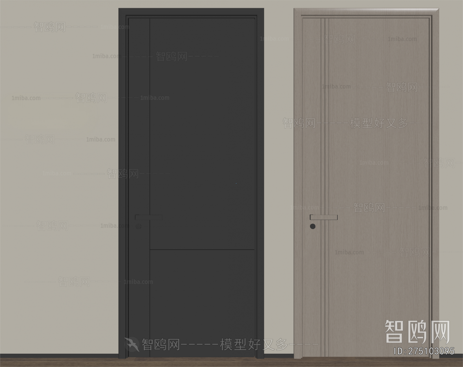 Modern Single Door