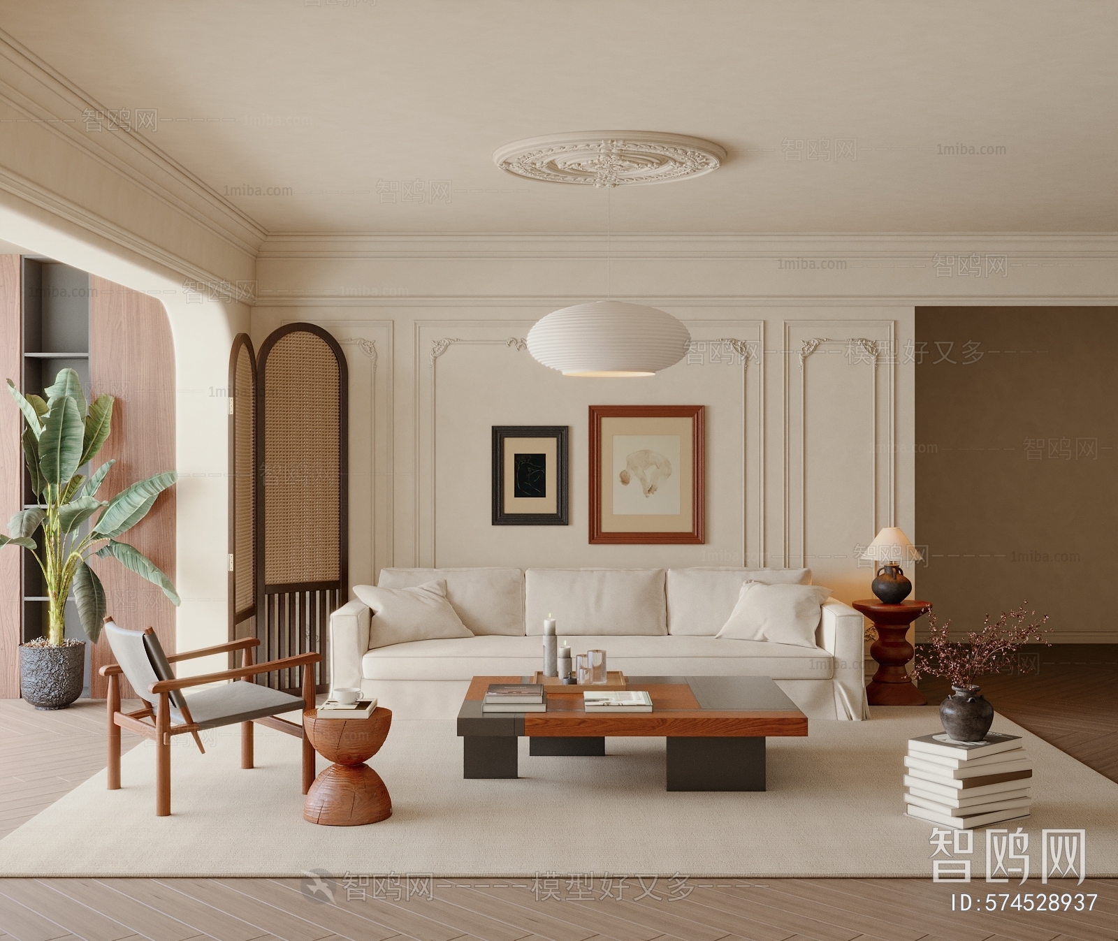 French Style A Living Room