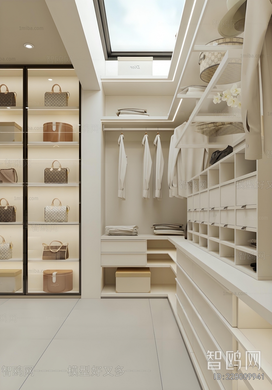 Modern Clothes Storage Area