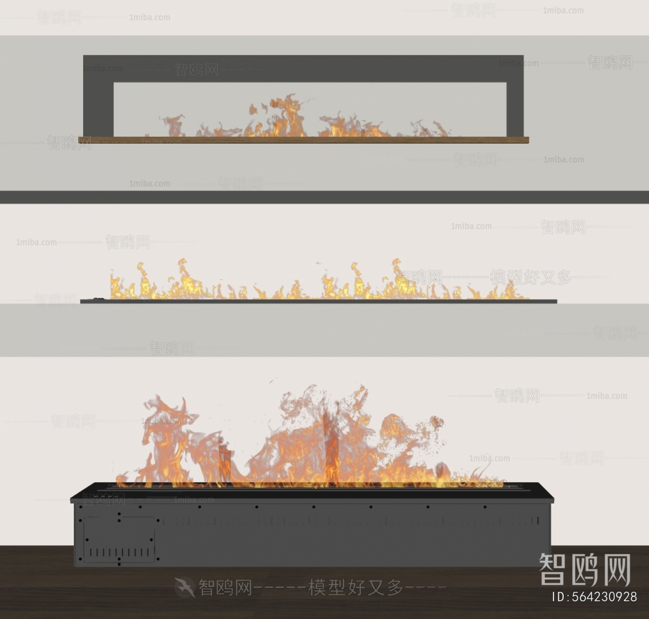 Modern Electronic Fireplace