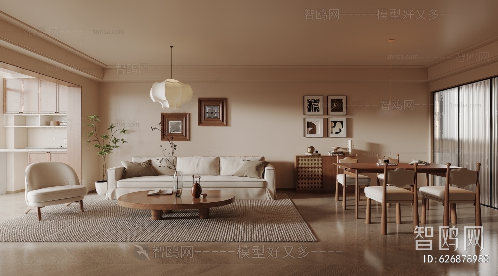 American Style A Living Room