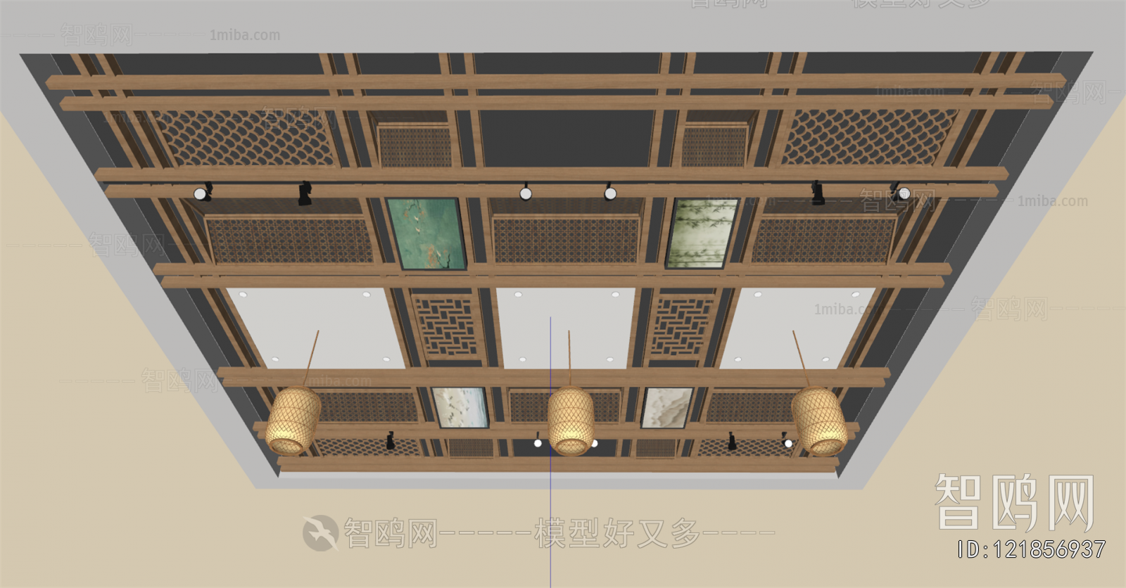 New Chinese Style Suspended Ceiling
