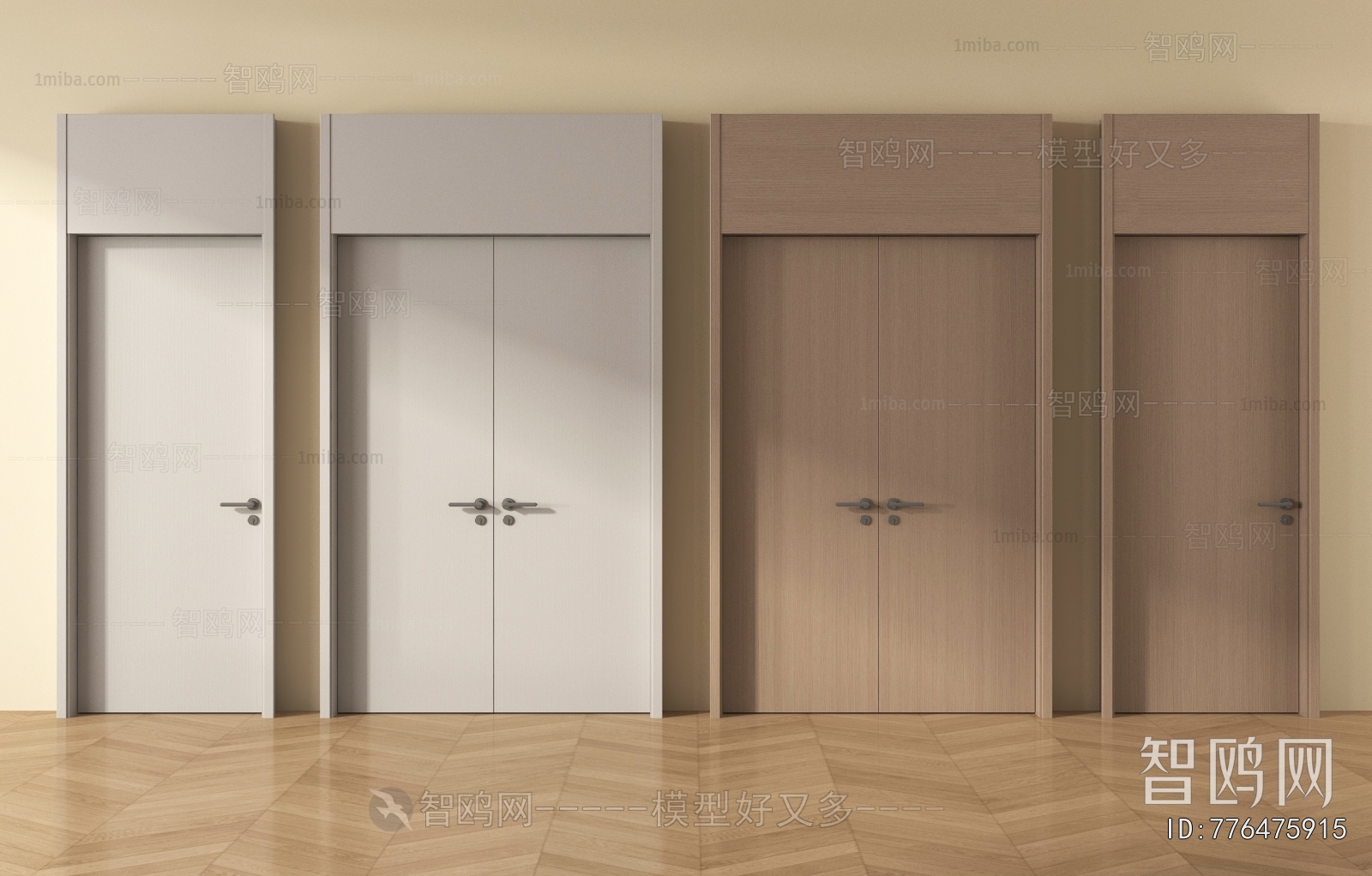 Modern Double Door