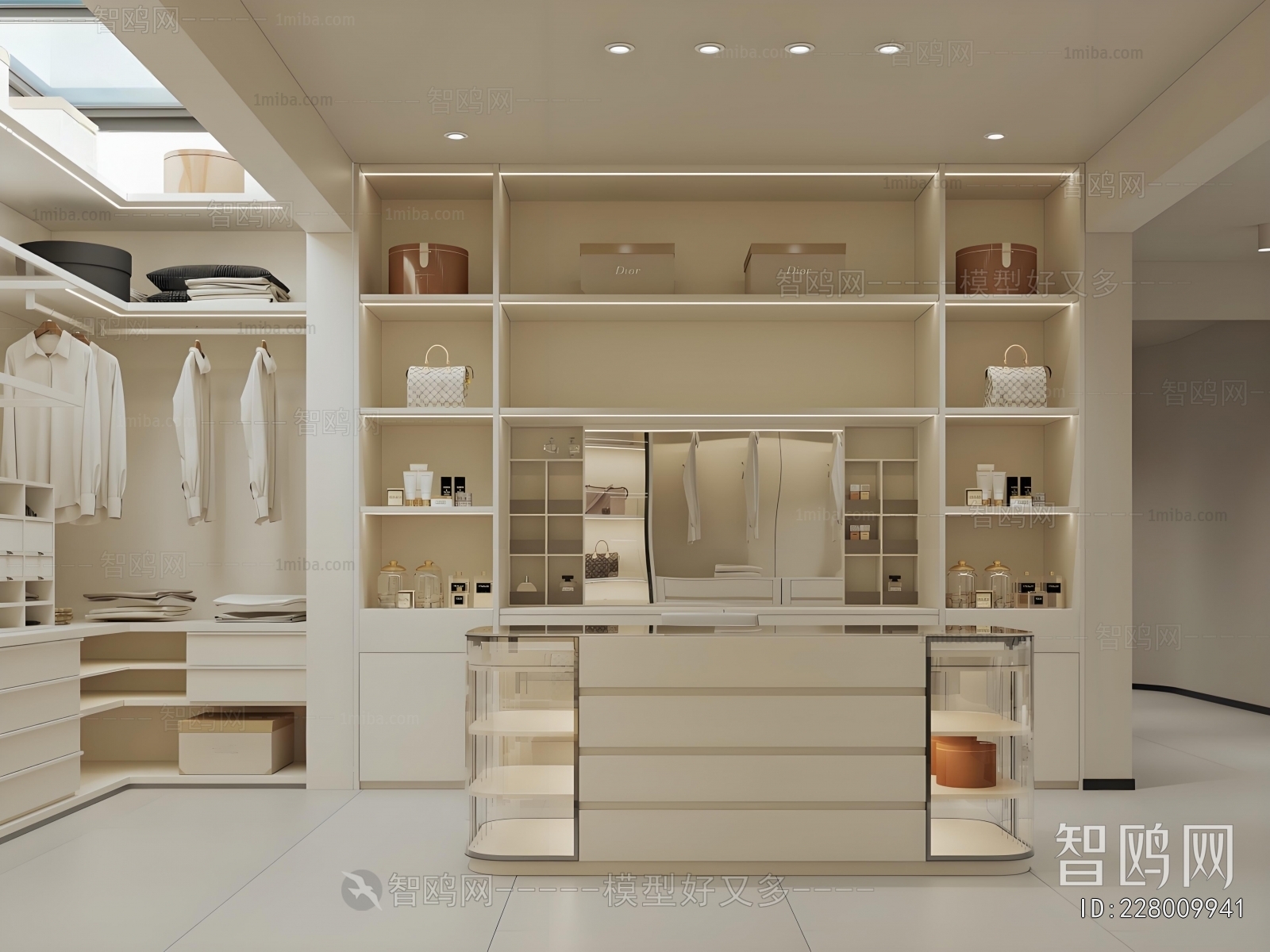 Modern Clothes Storage Area