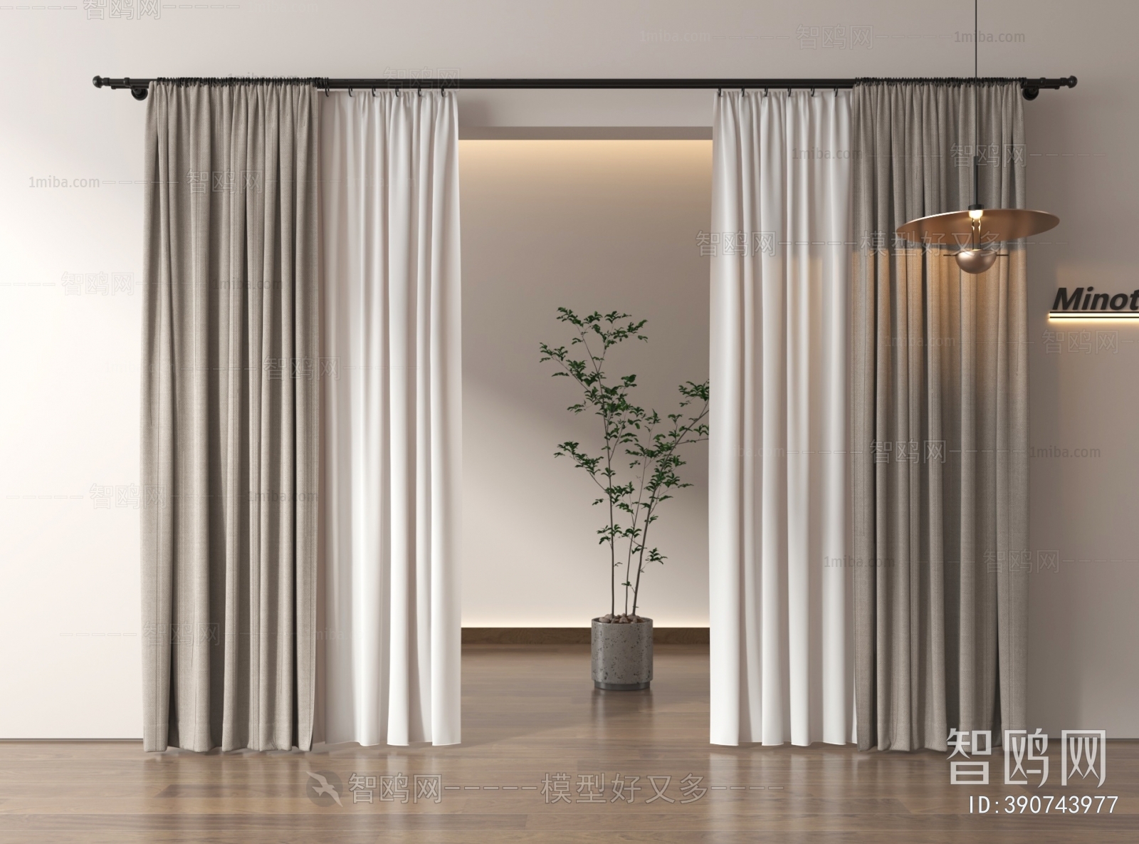 Modern The Curtain