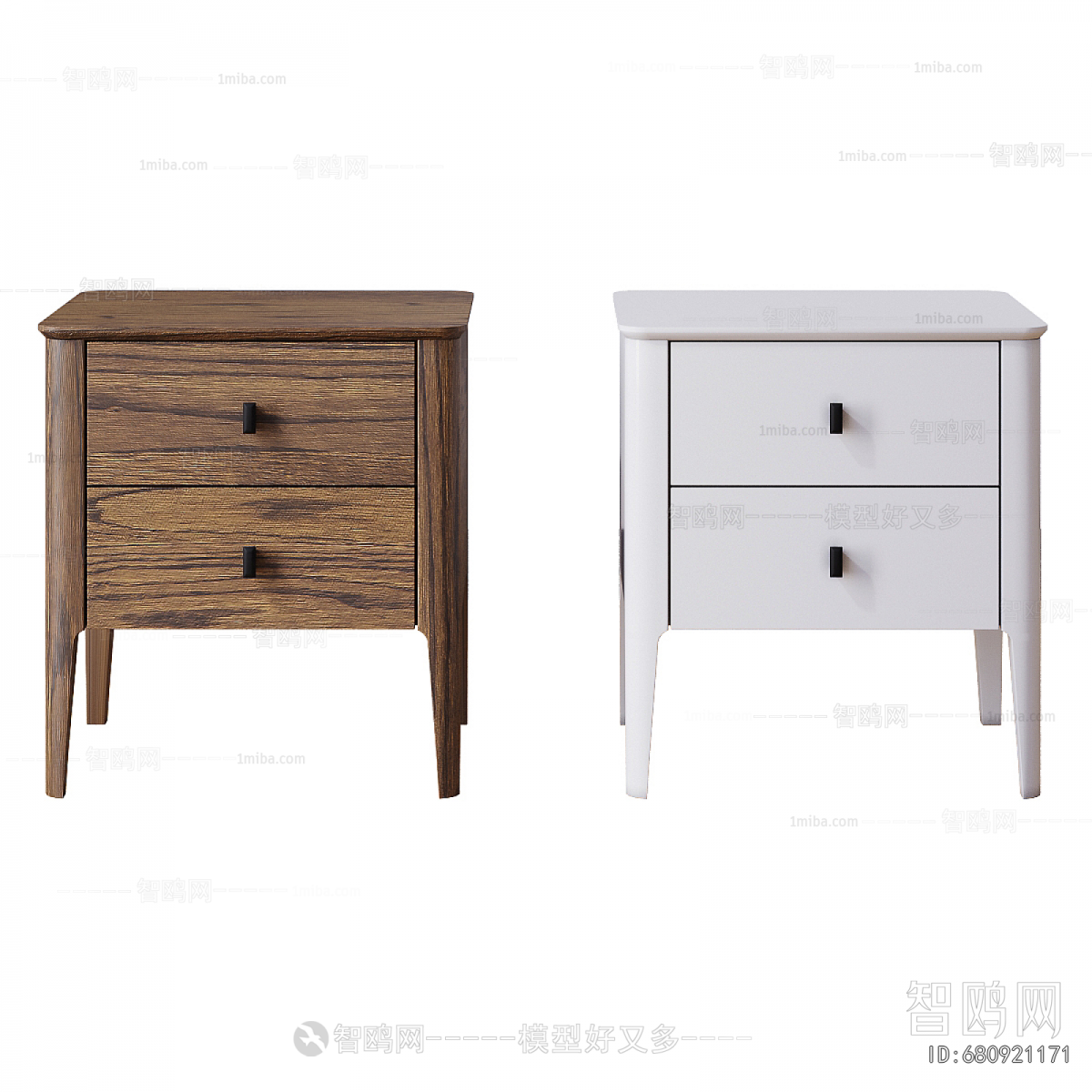 Nordic Style Bedside Cupboard