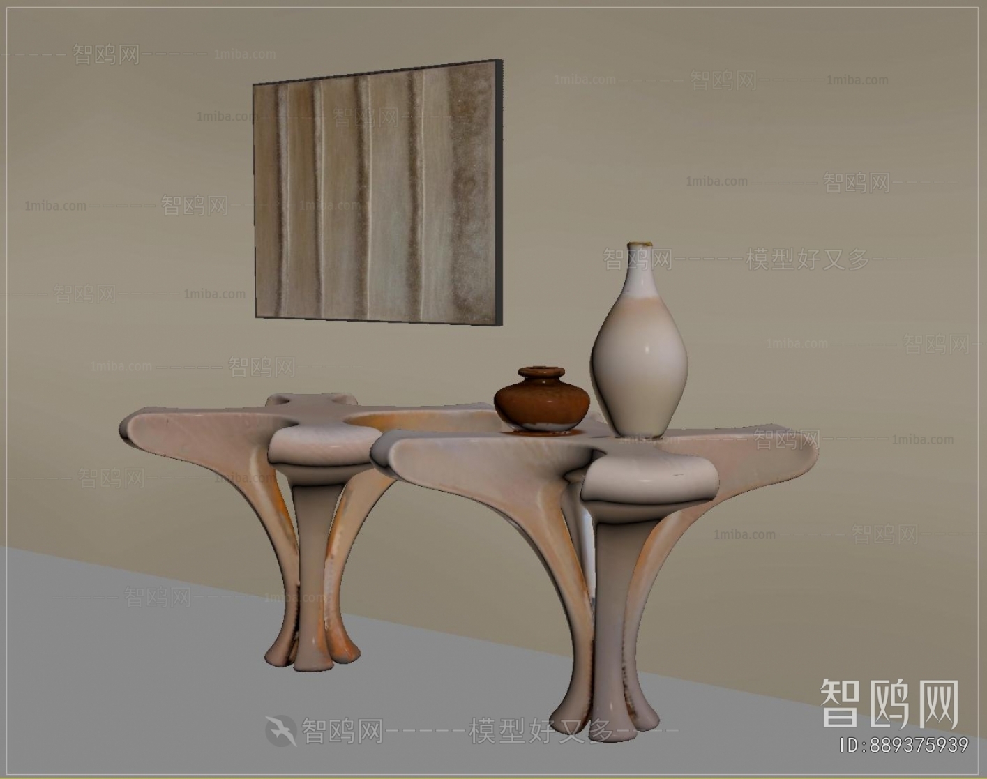 Wabi-sabi Style Console