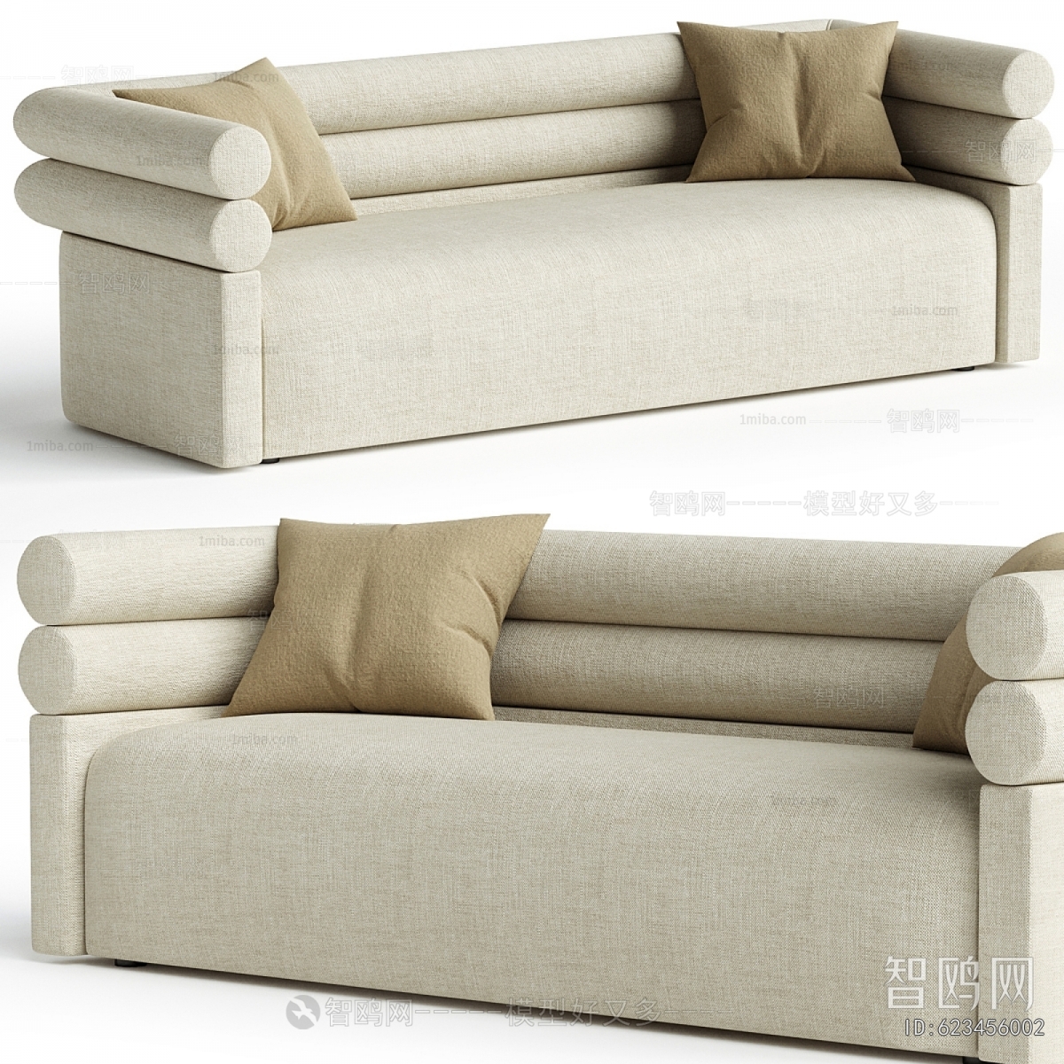Modern Three-seat Sofa