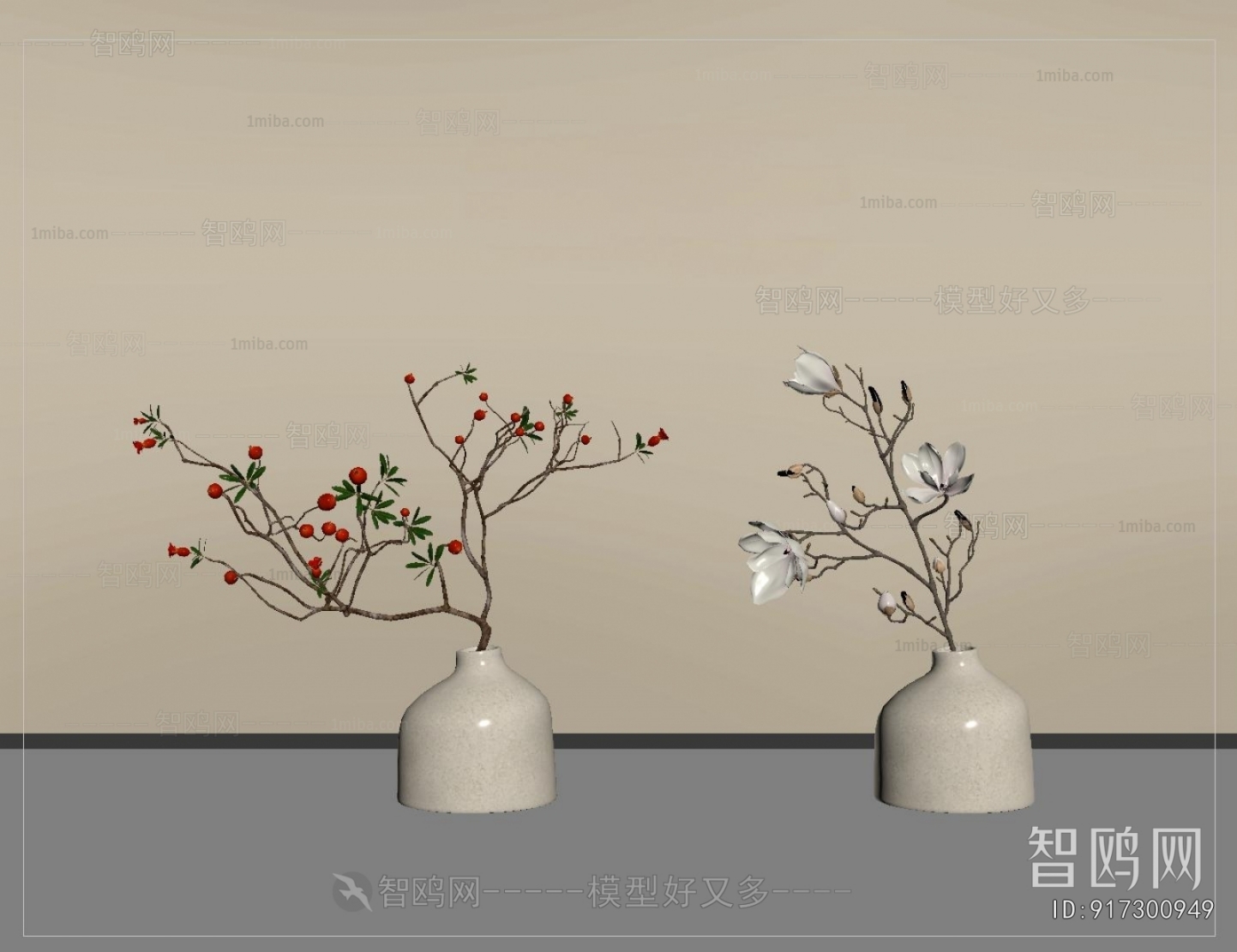 Wabi-sabi Style Flower Arrangement