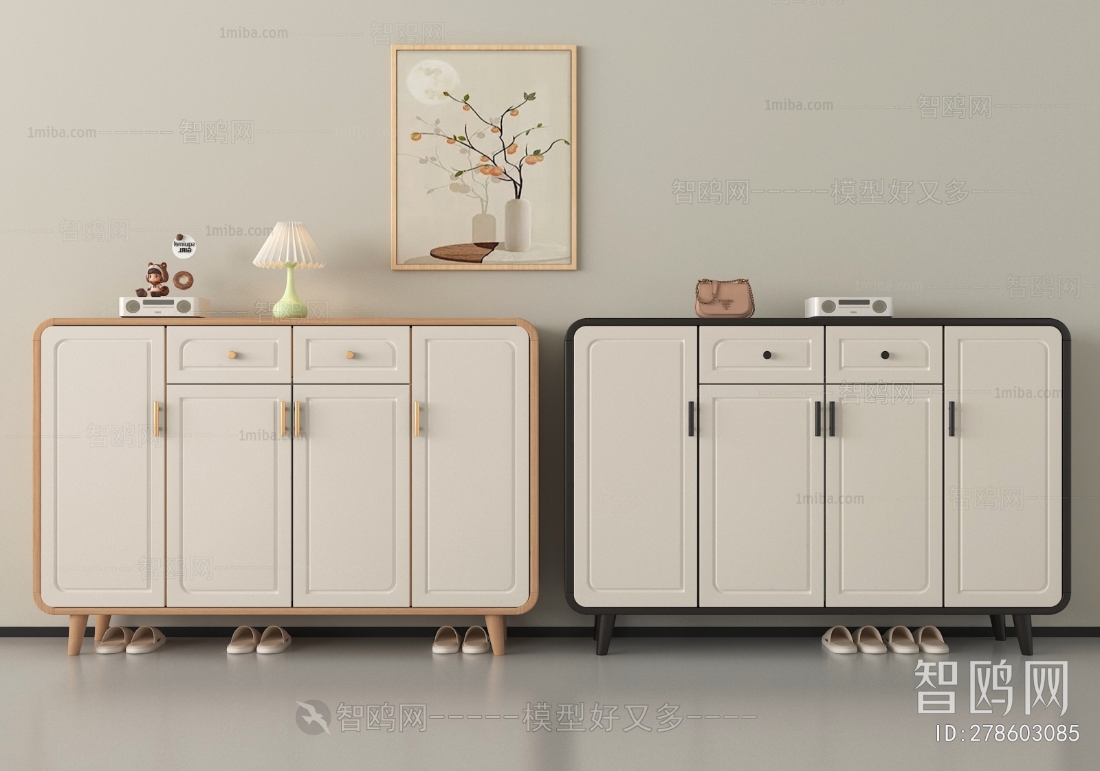 Nordic Style Shoe Cabinet