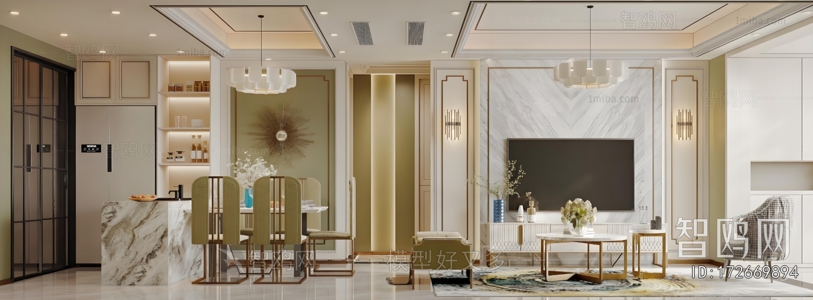 French Style A Living Room