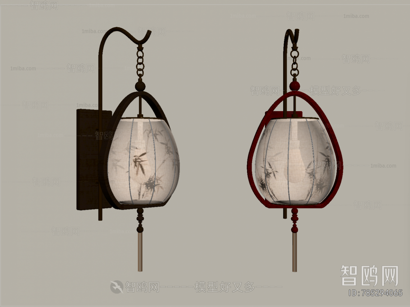 New Chinese Style Wall Lamp