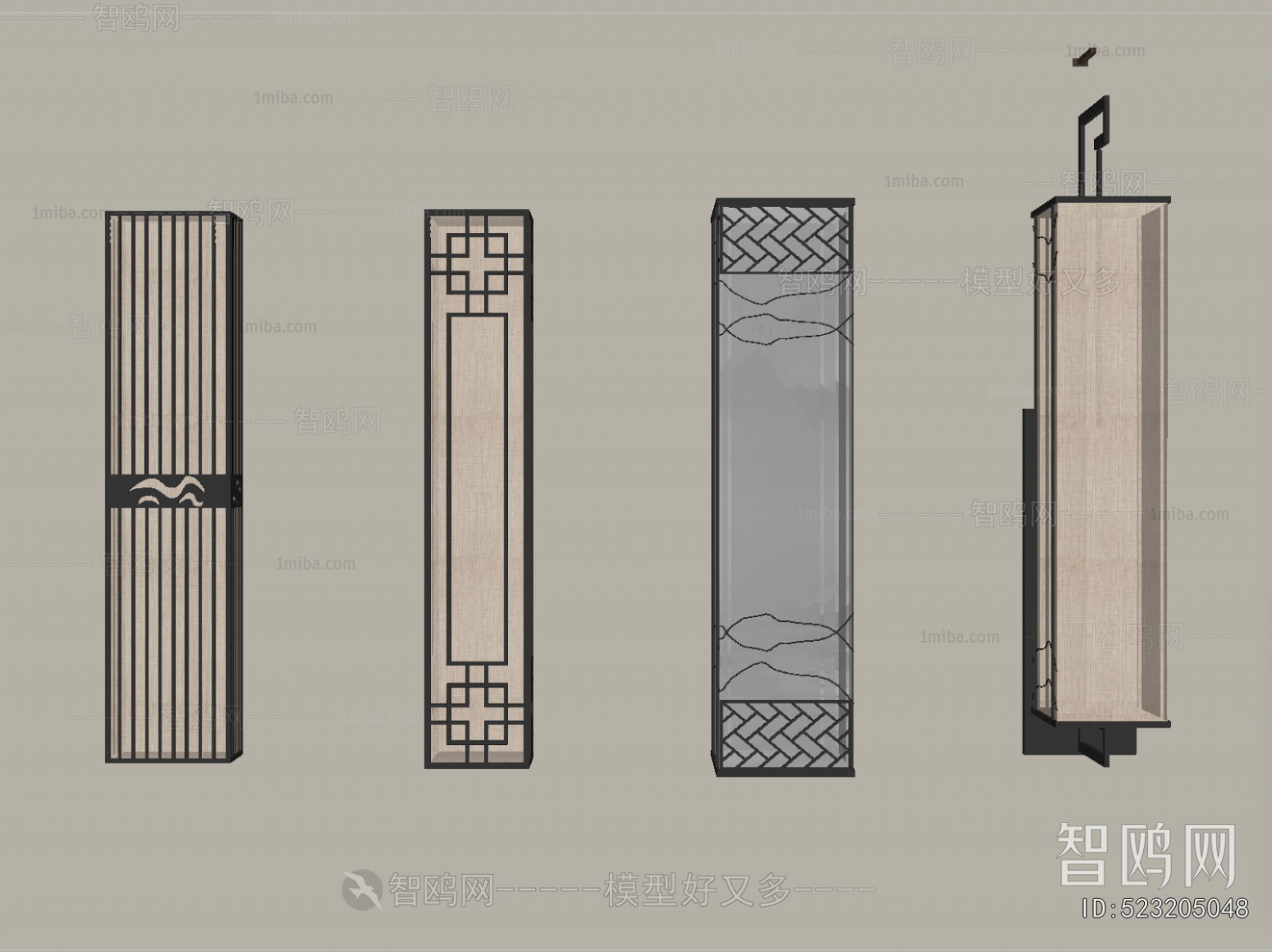 New Chinese Style Wall Lamp