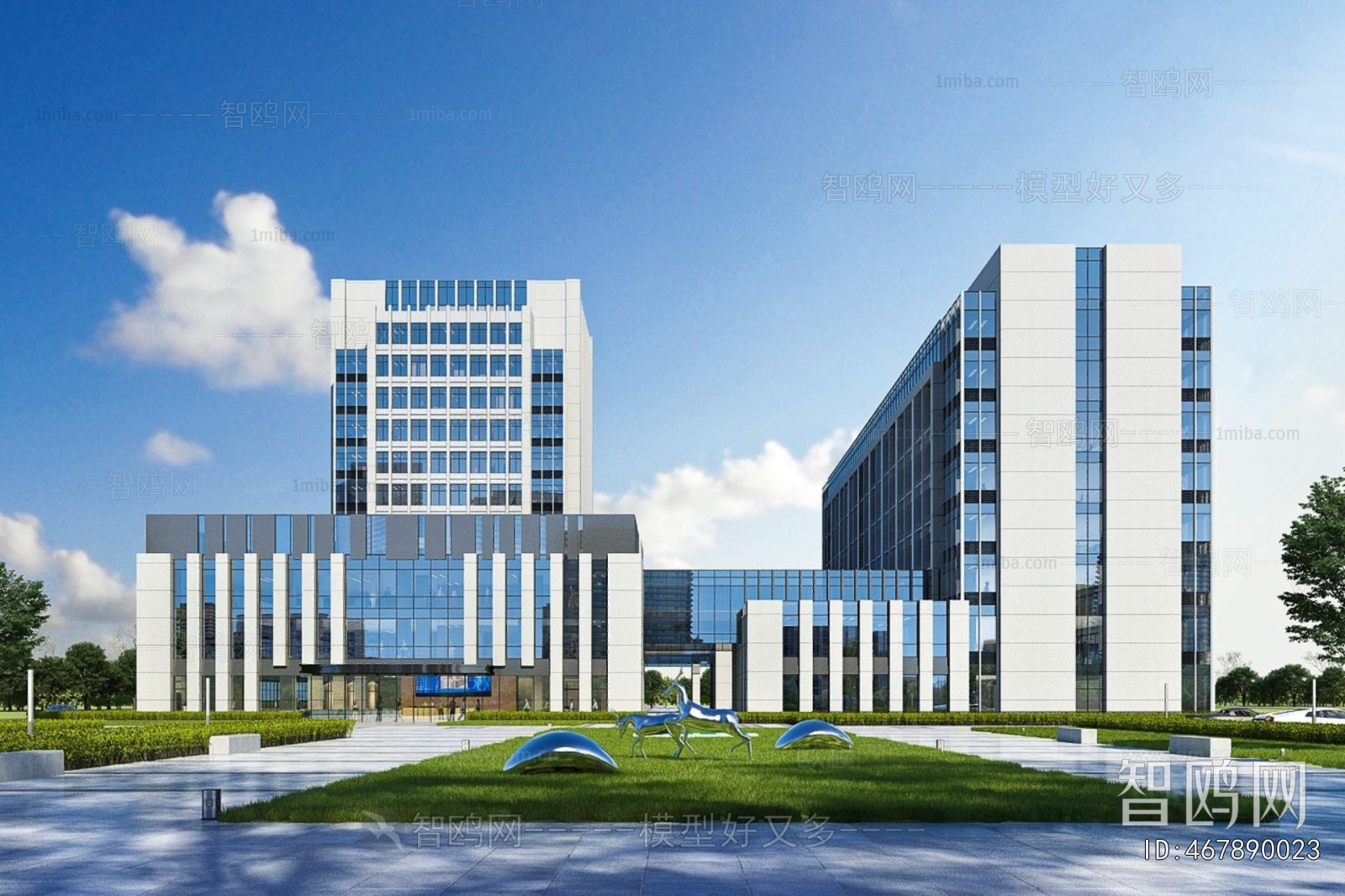 Modern Appearance Of Commercial Building