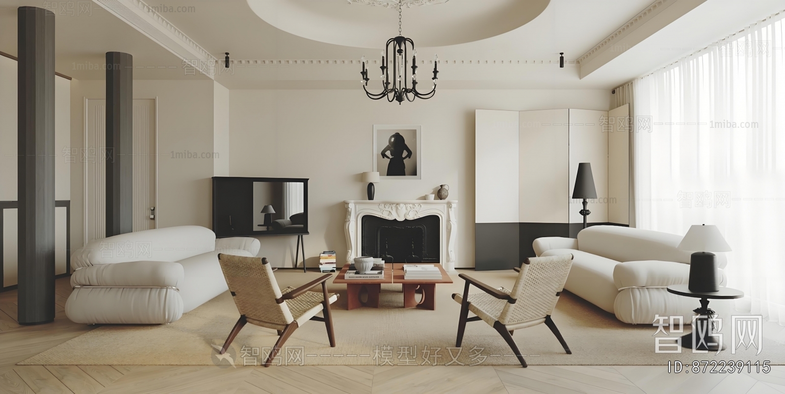 French Style A Living Room