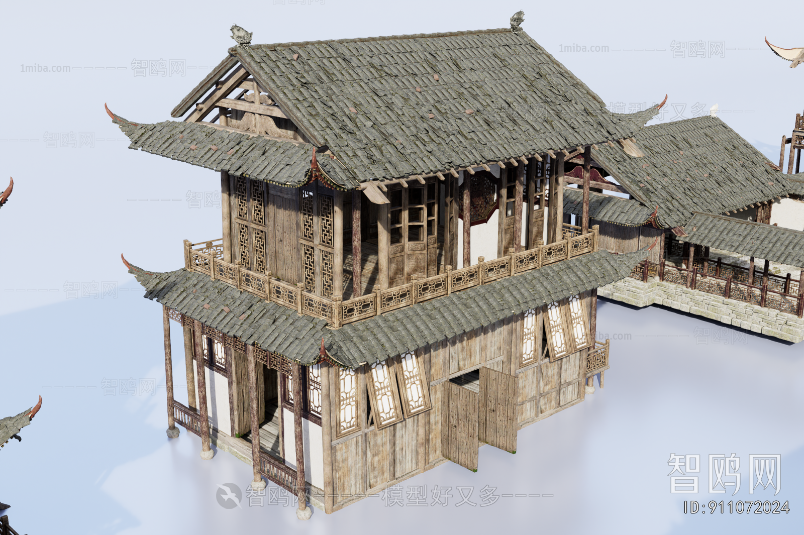 Chinese Style Ancient Architectural Buildings