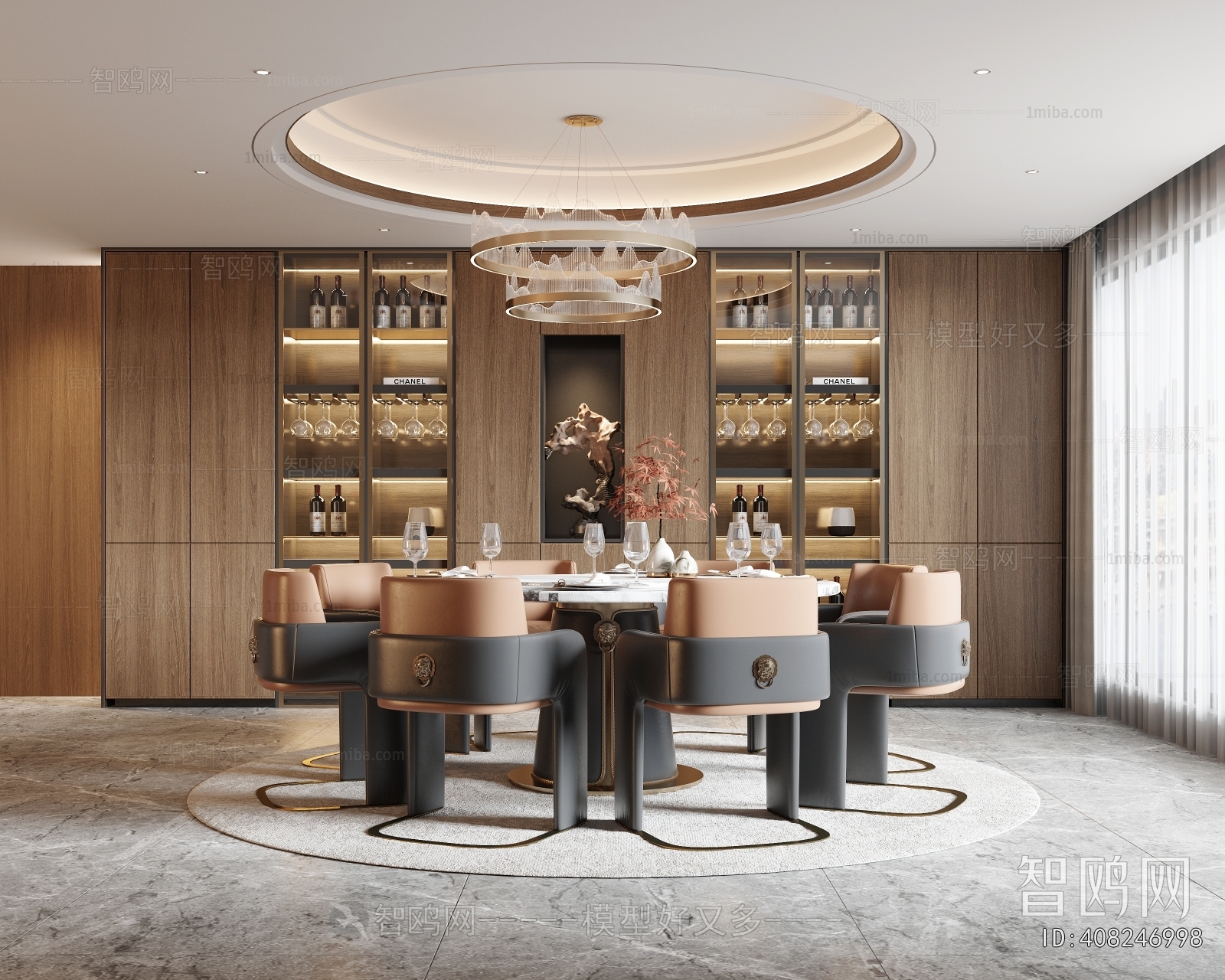 New Chinese Style Dining Room