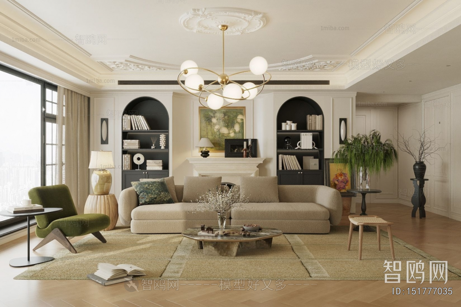 French Style A Living Room