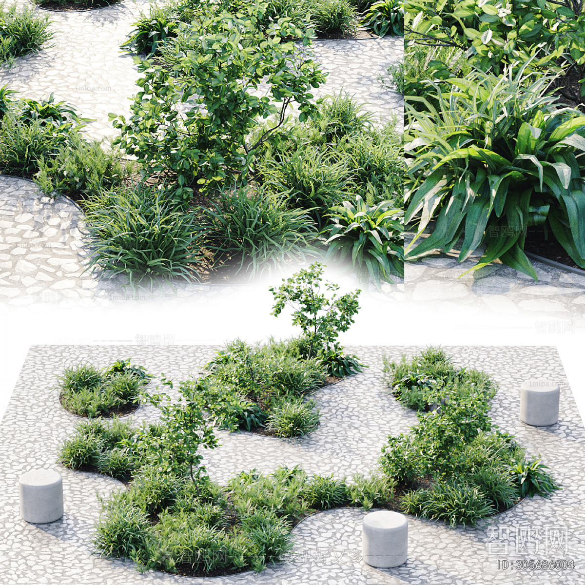 Modern Courtyard/landscape