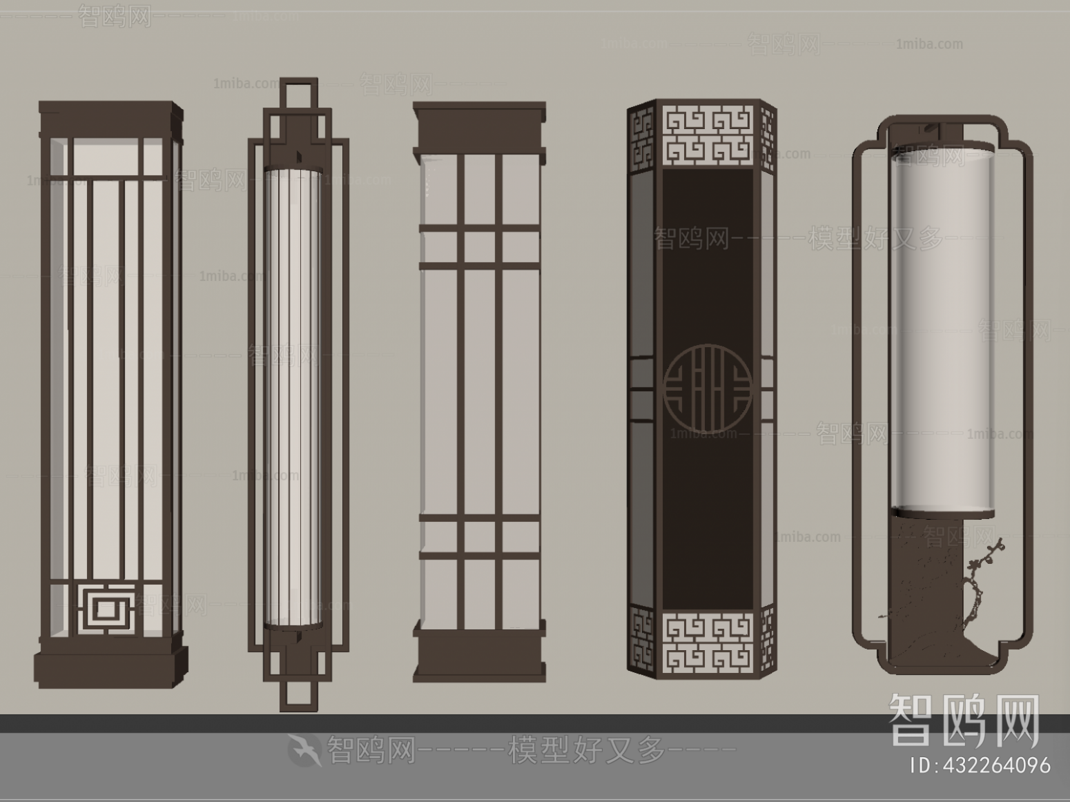 New Chinese Style Wall Lamp