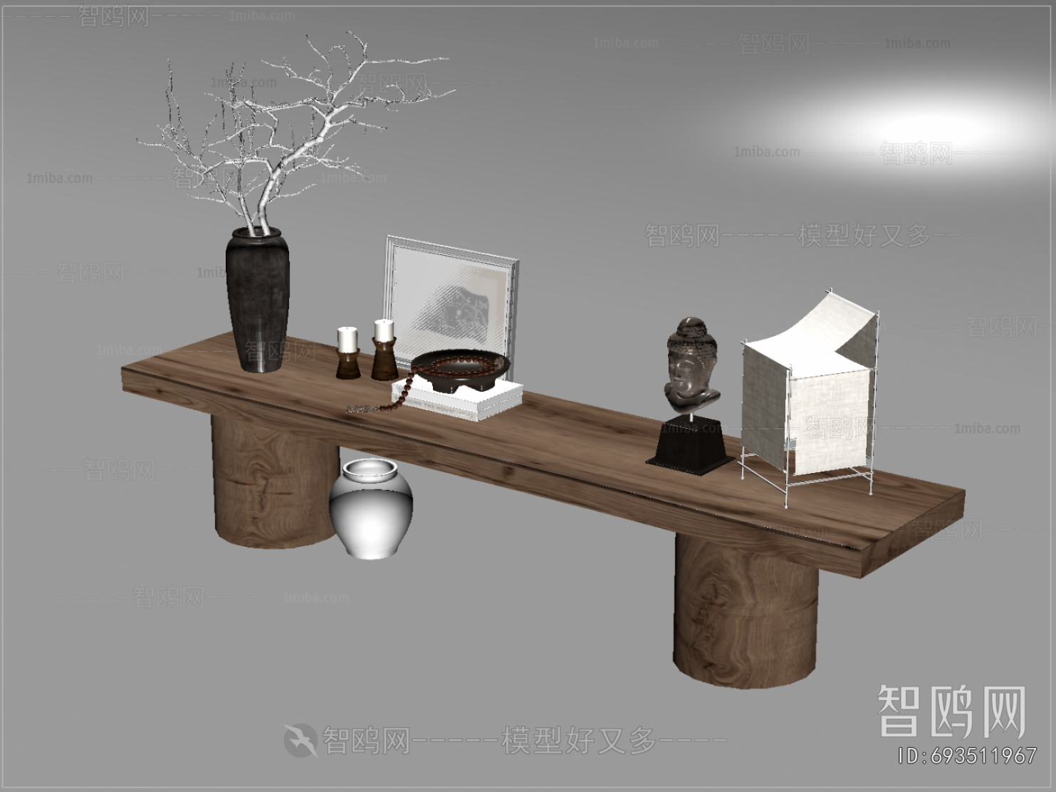 Wabi-sabi Style Console