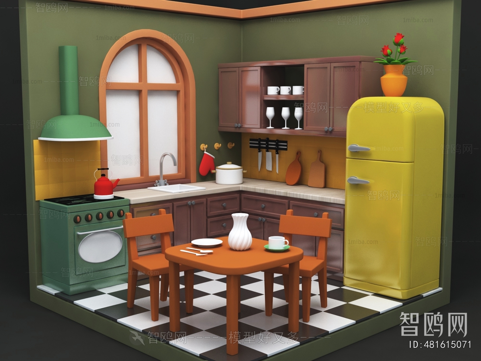 Modern Cartoon House