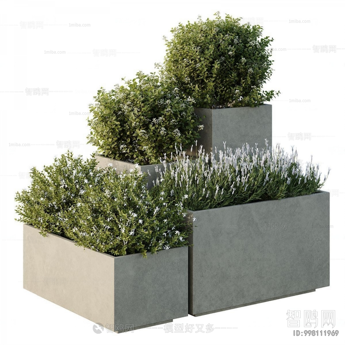 Modern Flower Bed, Flower Bowl, Flower Box