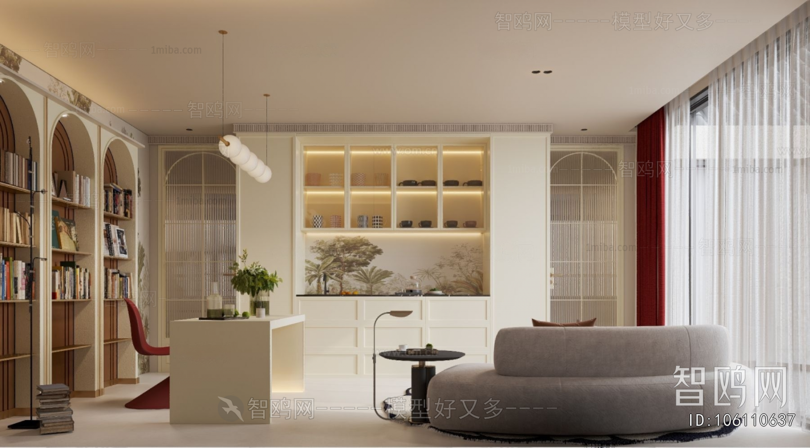 French Style Study Space