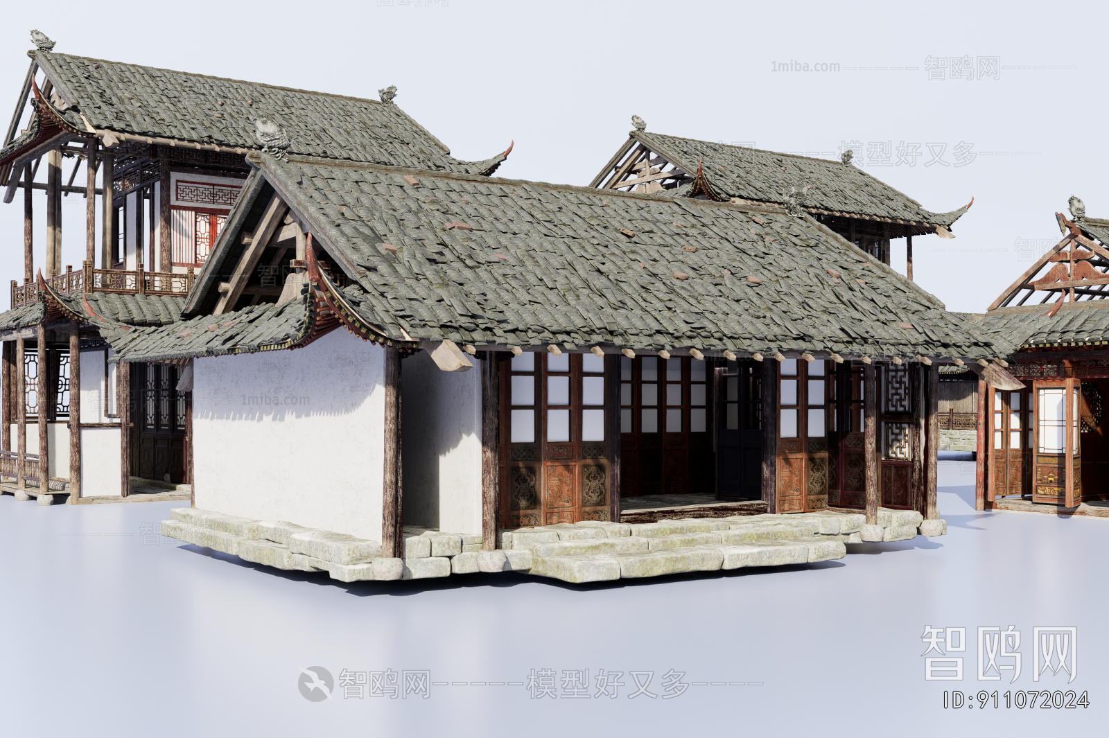 Chinese Style Ancient Architectural Buildings