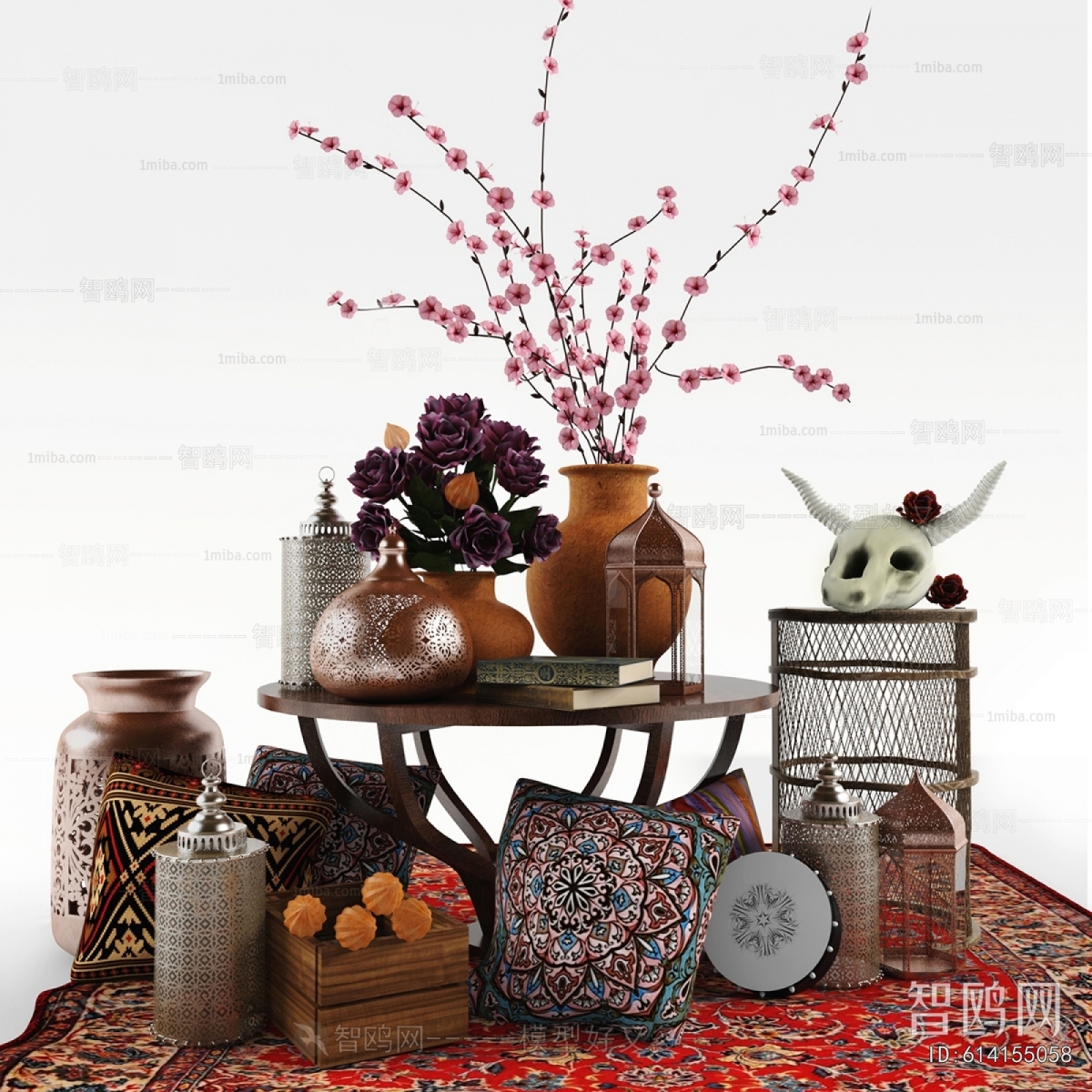 Southeast Asian Style Decorative Set