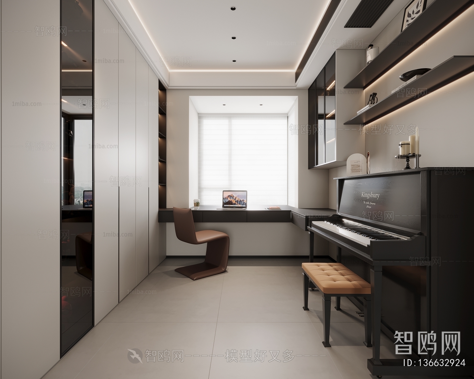 Modern Piano Room