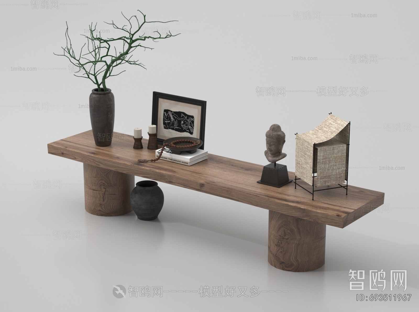 Wabi-sabi Style Console