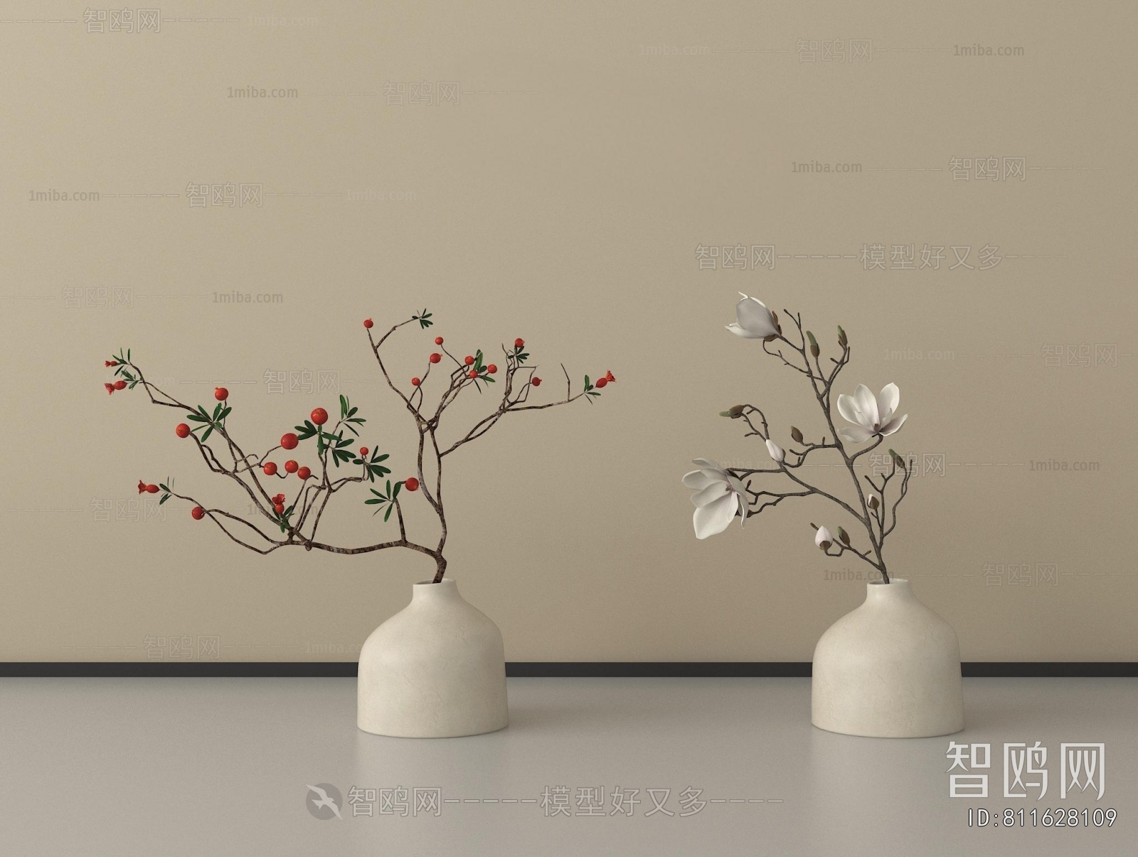 Wabi-sabi Style Flower Arrangement