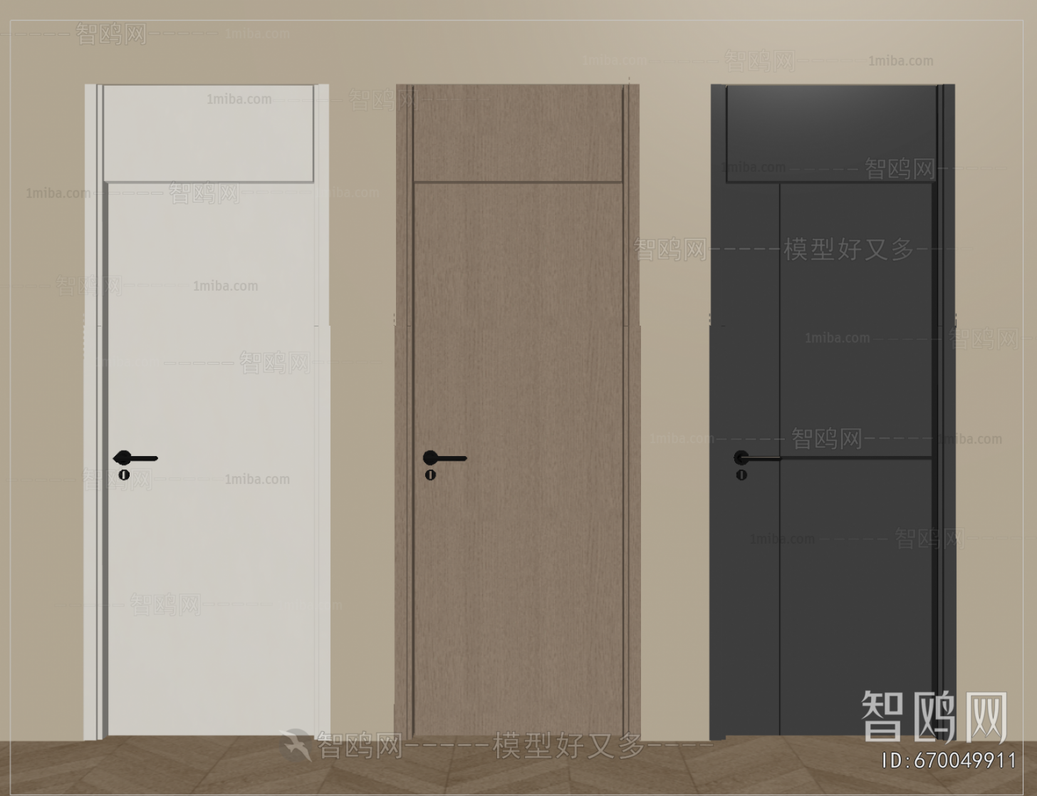 Modern Single Door