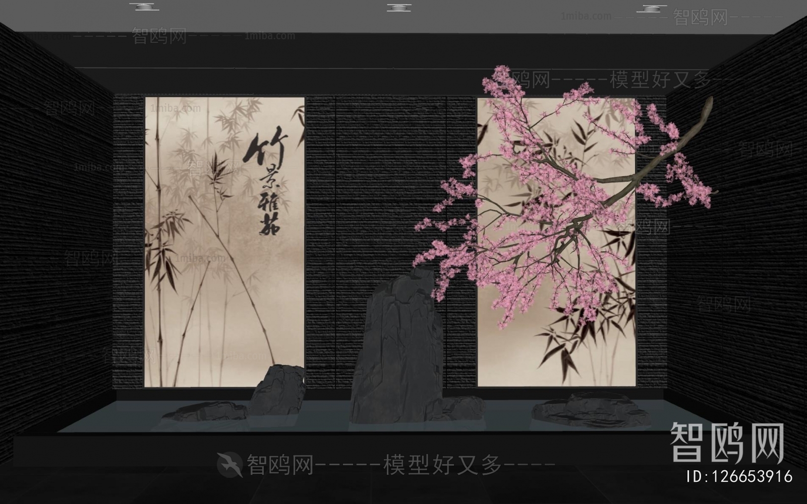 New Chinese Style Plant Landscaping