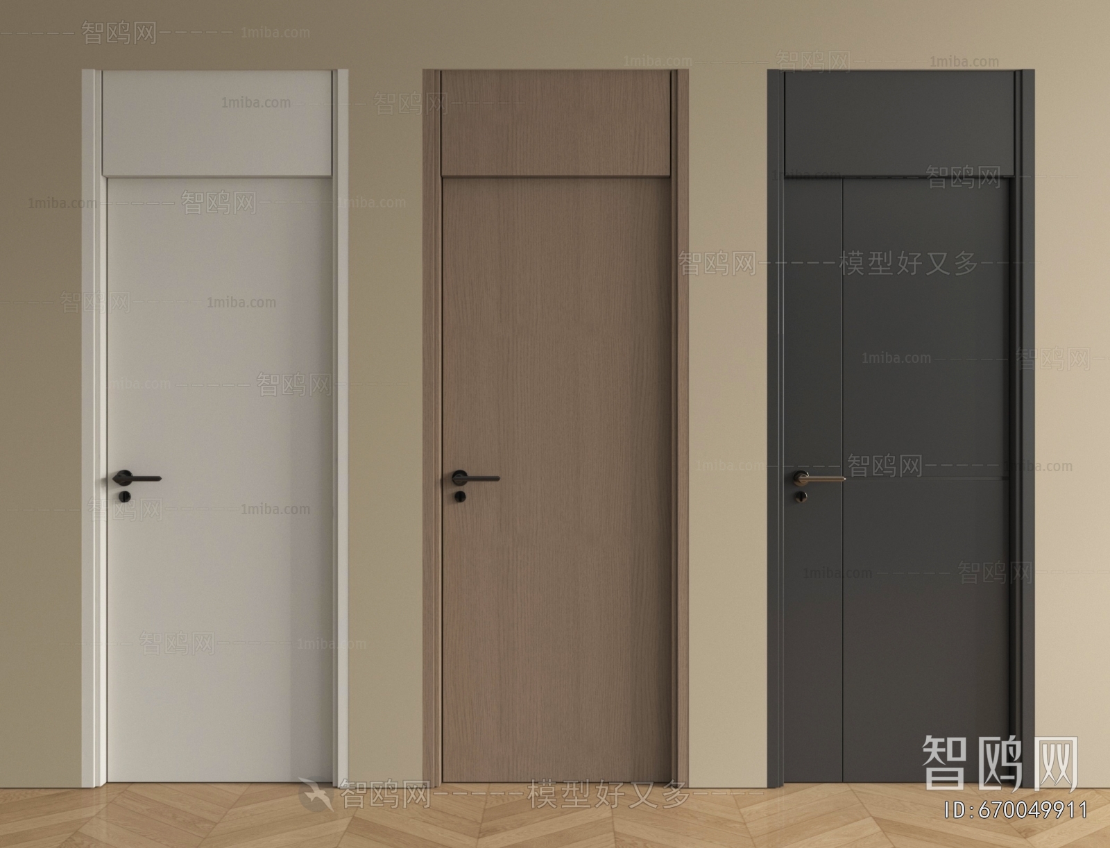 Modern Single Door