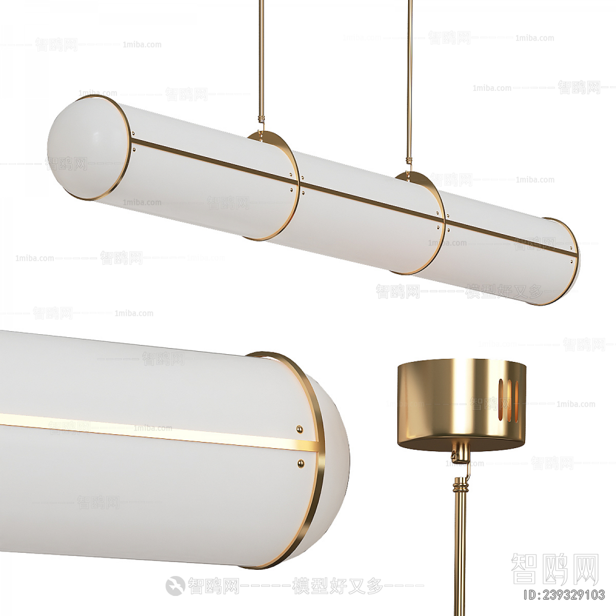 Modern Long Chandelier