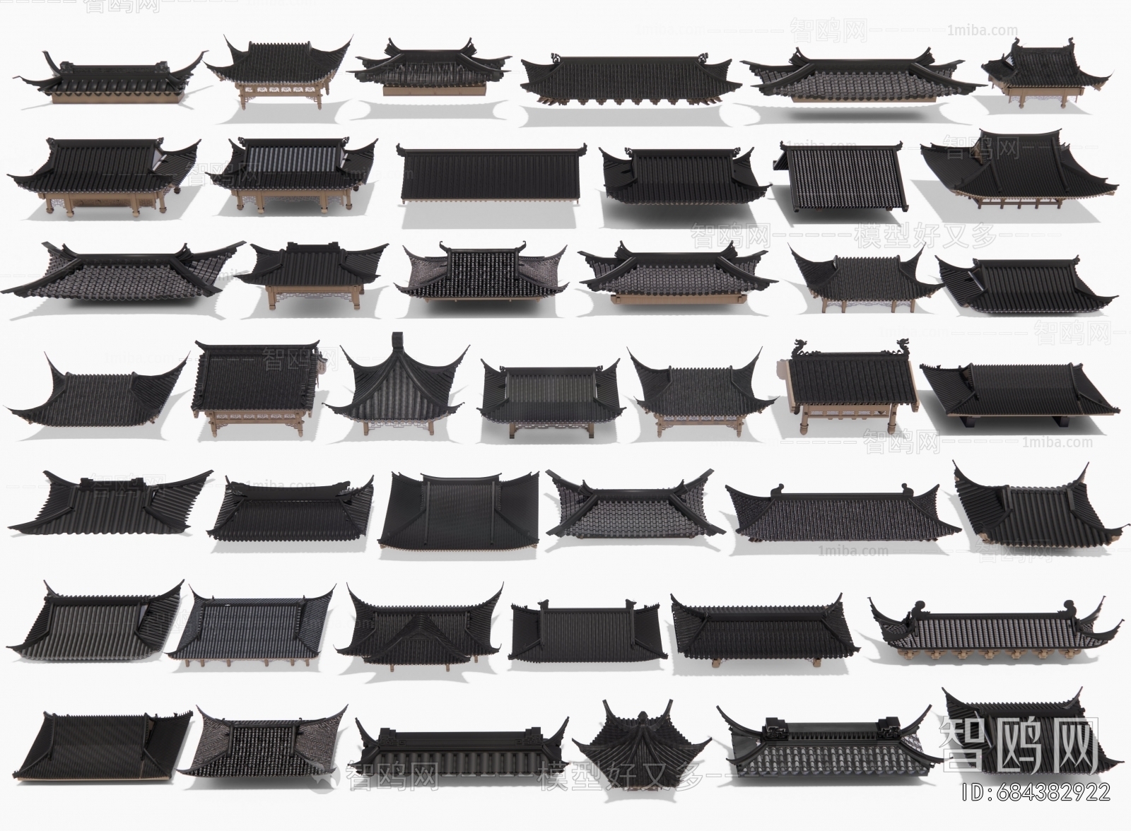 Chinese Style Building Component