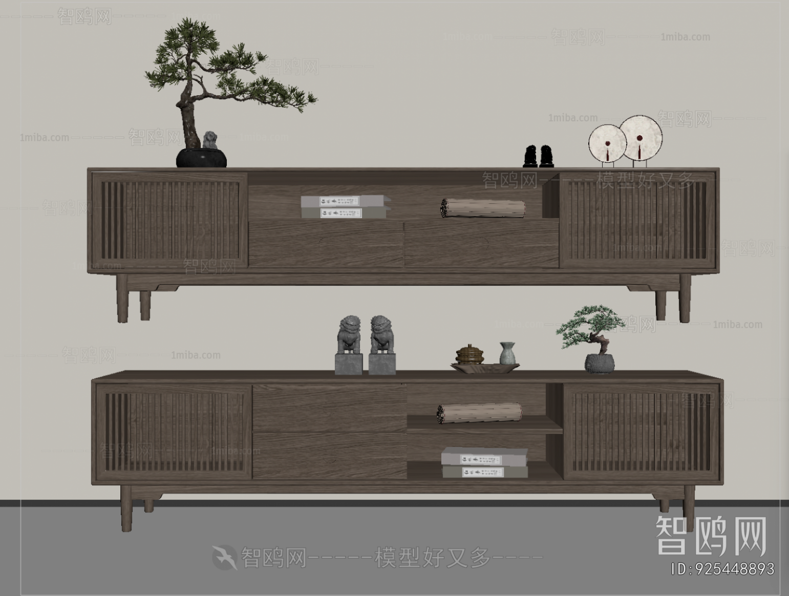 New Chinese Style TV Cabinet