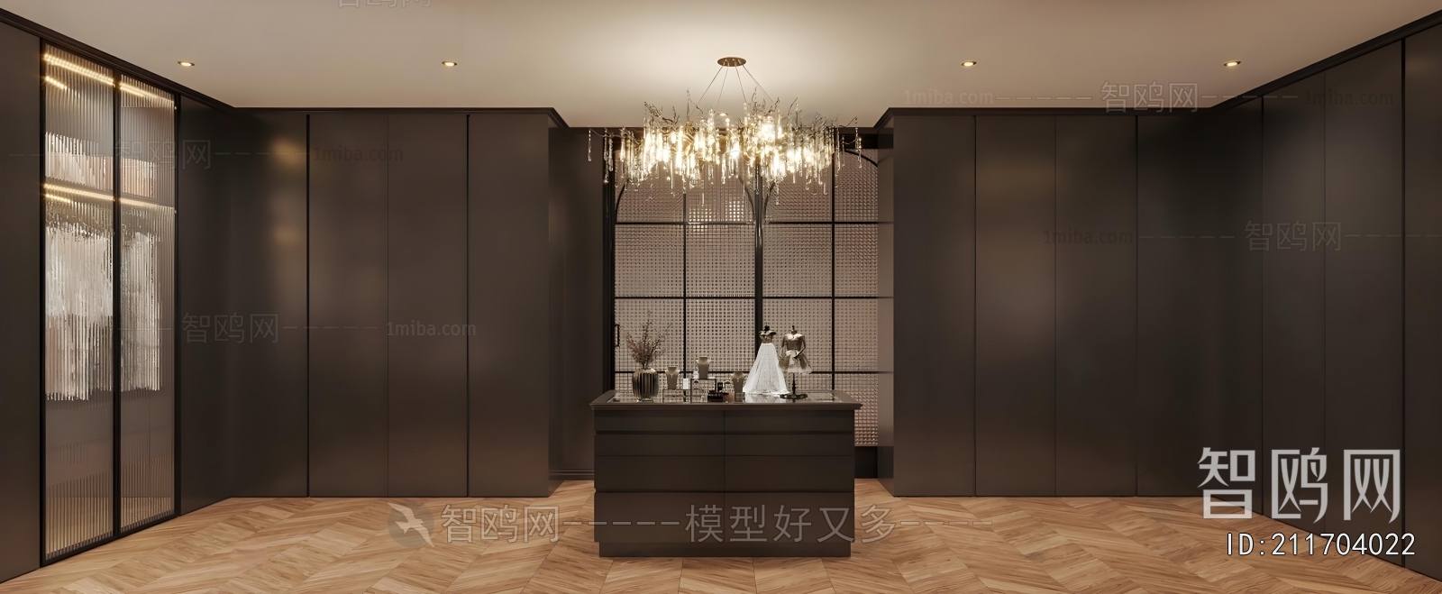 Modern Clothes Storage Area