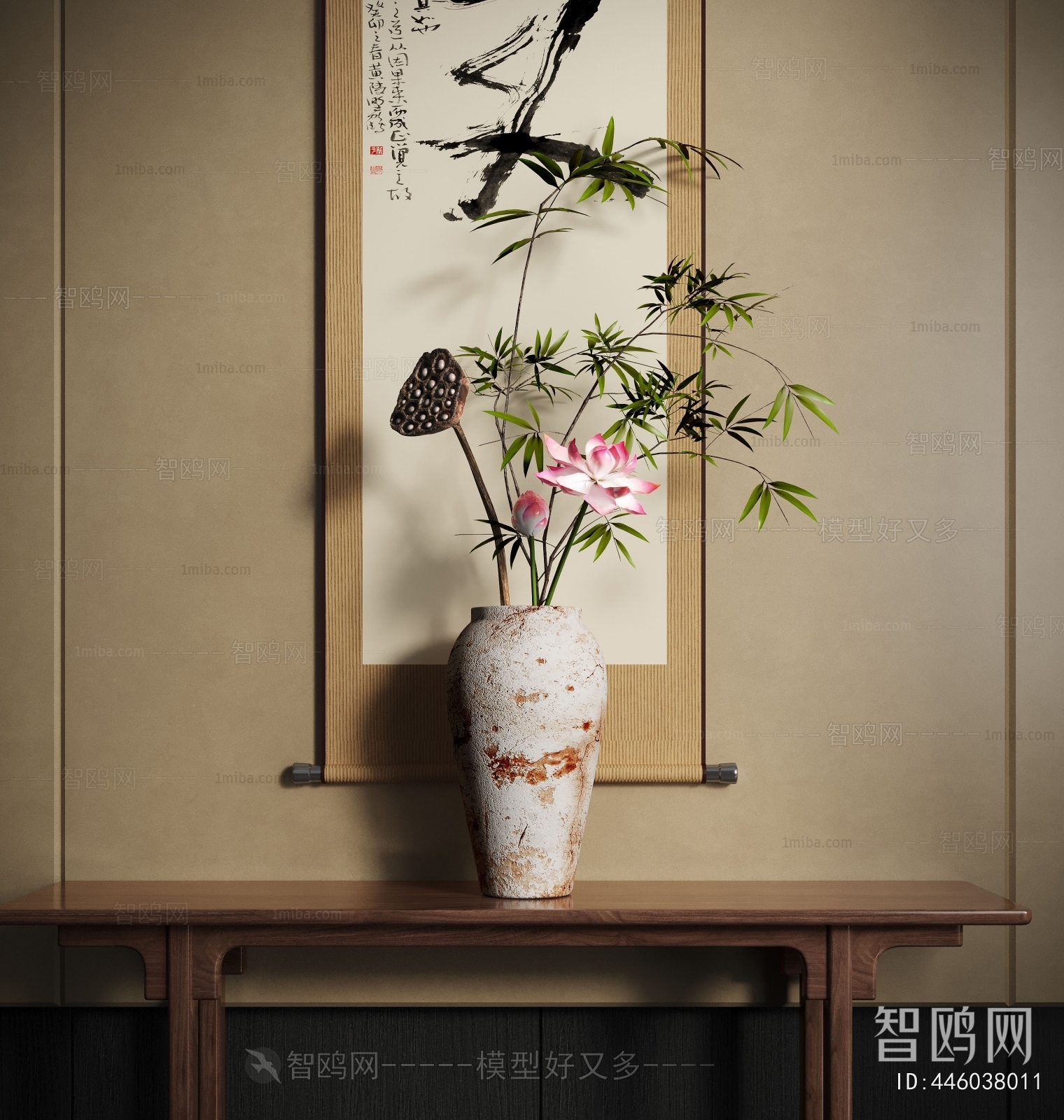 New Chinese Style Flower Arrangement