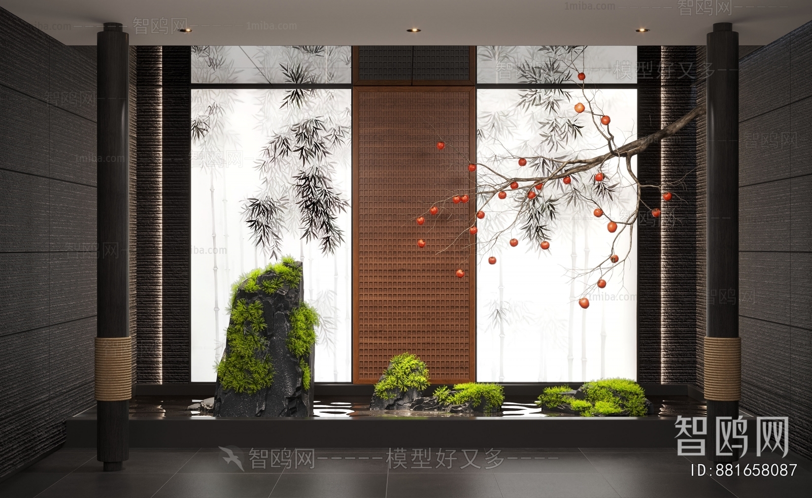New Chinese Style Plant Landscaping