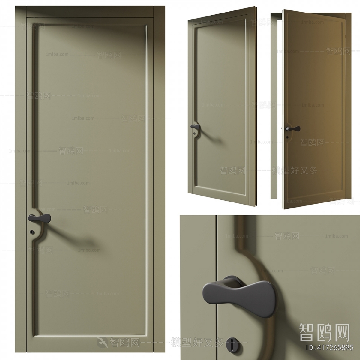 Modern Single Door
