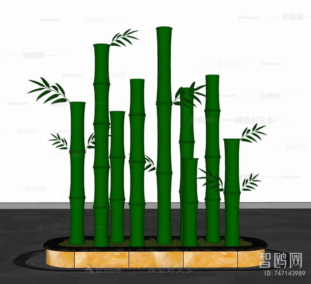 New Chinese Style Sculpture Sketch