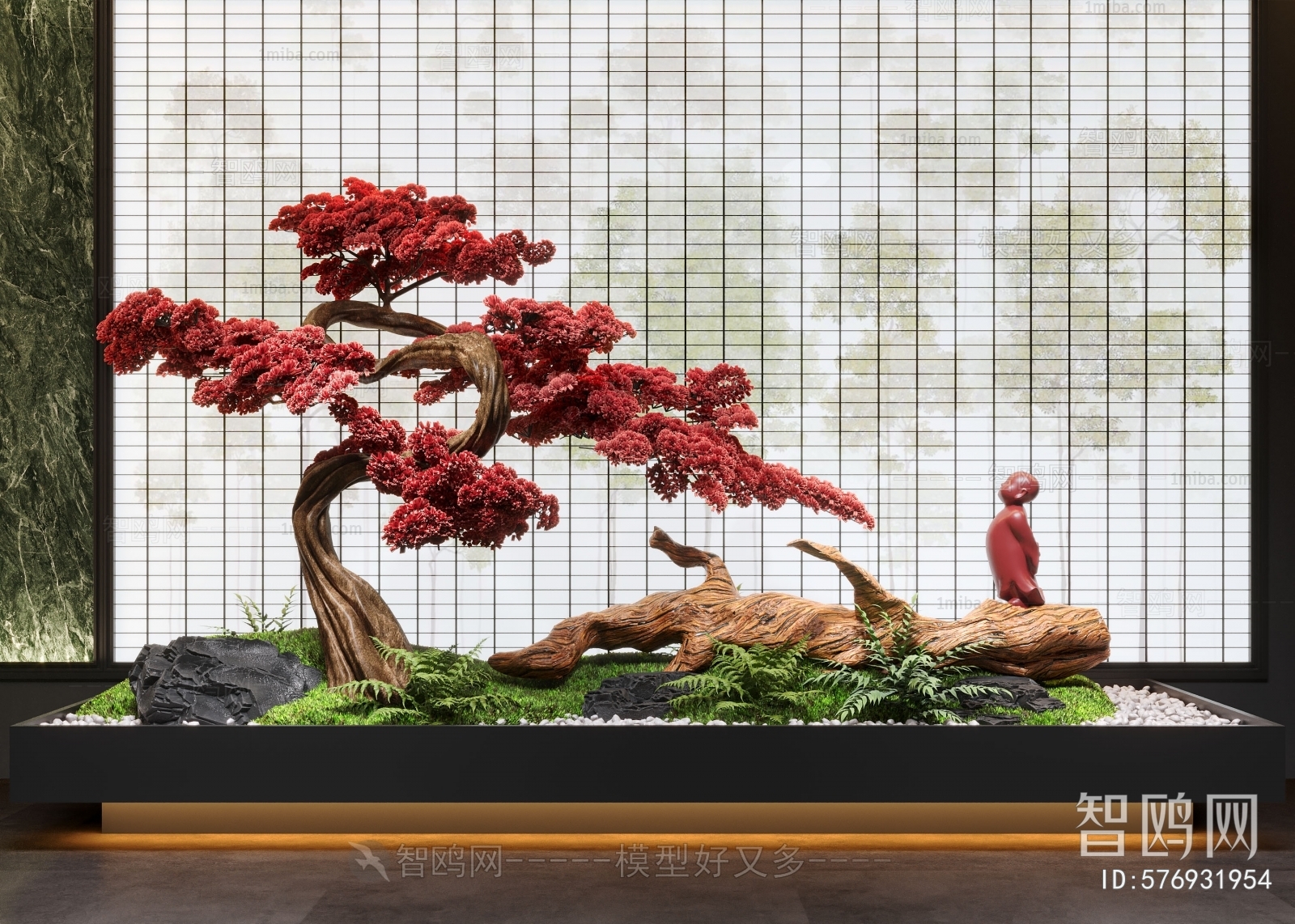 New Chinese Style Plant Landscaping